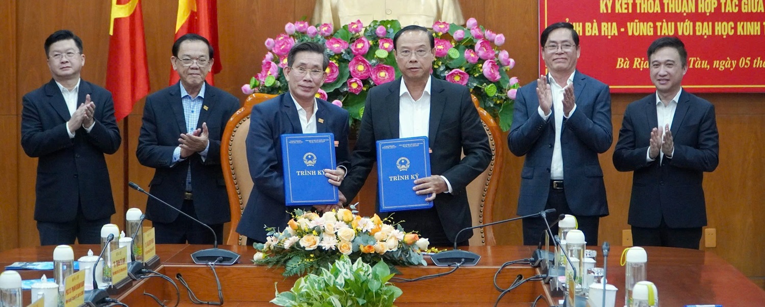 UEH Signing a Comprehensive Strategic Memorandum of Understanding with the People’s Committee of Ba Ria - Vung Tau Province until 2025 and for the period of 2025-2030