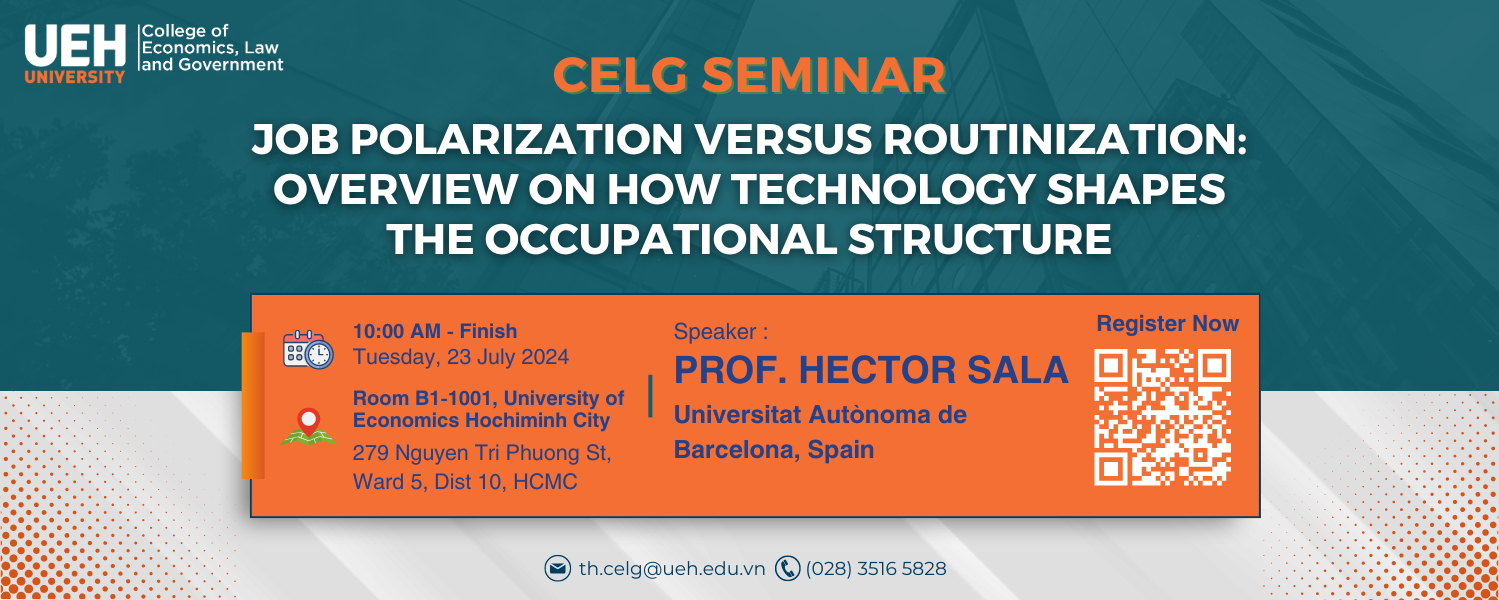 Seminar on "Job polarization versus routinization: Overview on how technology shapes the occupational structure"