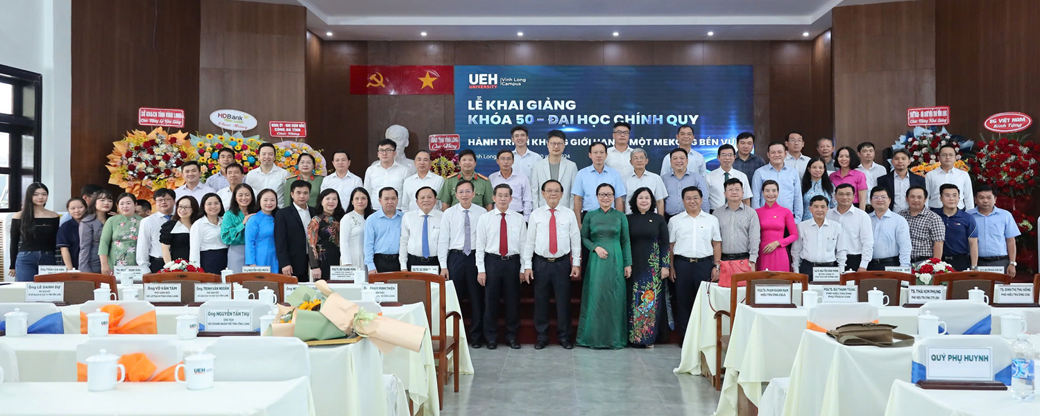 UEH Vinh Long: Opening Ceremony of Undergraduate Programs Batch 50 “Your Infinite Journey Towards a Sustainable Mekong”

