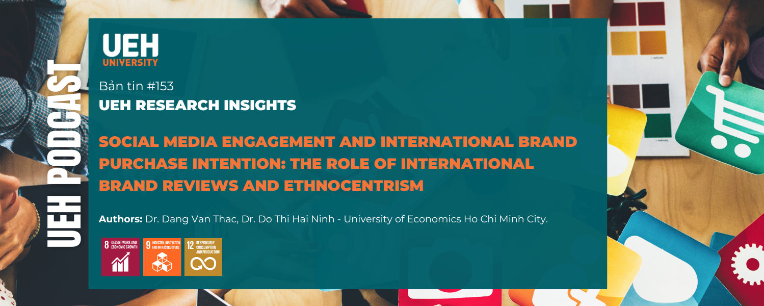 [Podcast] Social Media Engagement and International Brand Purchase Intention: The Role of International Brand Reviews and Ethnocentrism