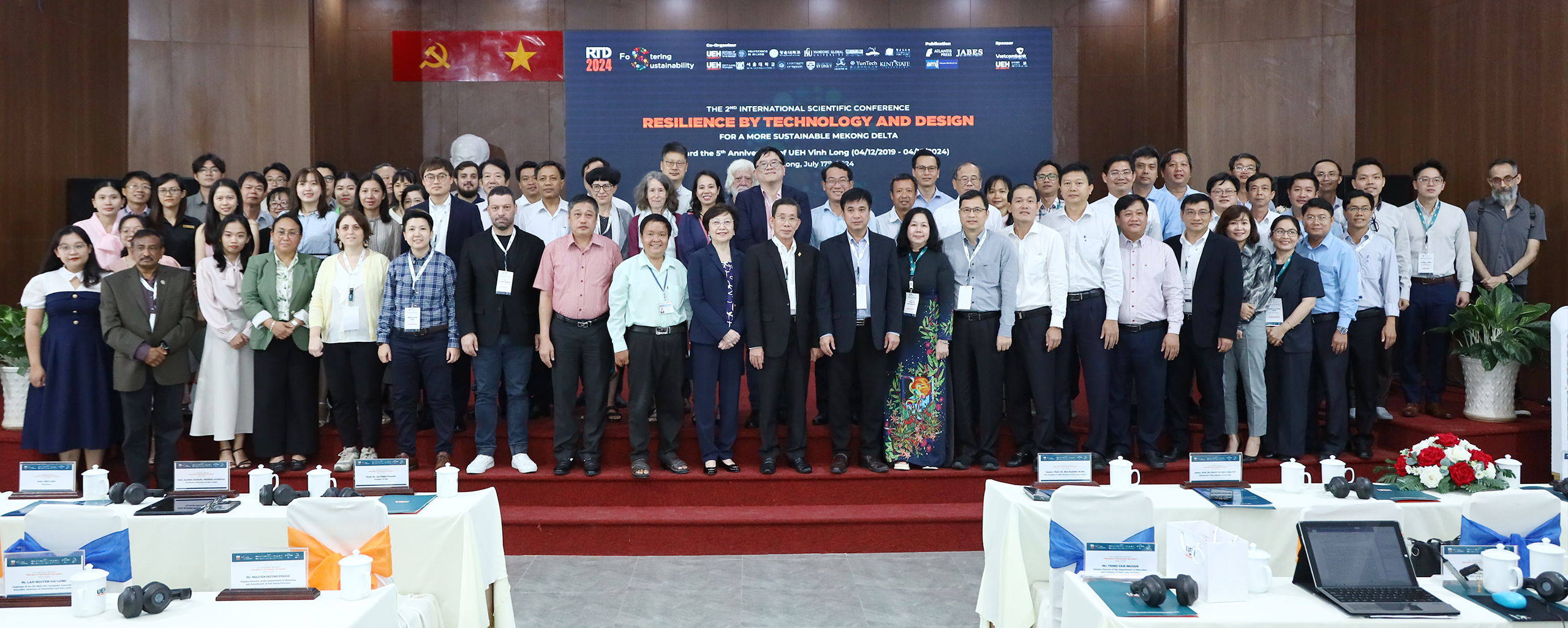 The 2nd International Conference Resilience by Technology and Design 2024 "For a More Sustainable Mekong Delta" at UEH Vinh Long Campus