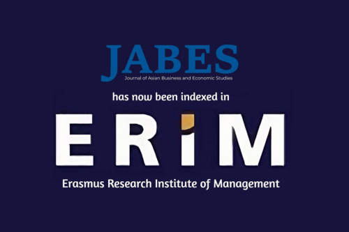 Journal of Asian Business and Economic Studies (JABES) is officially indexed in ERIM 2024‒2028