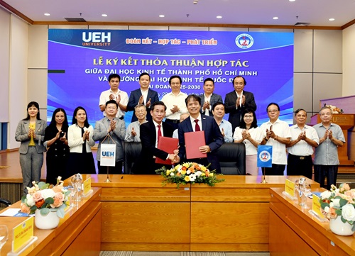 University of Economics Ho Chi Minh City Signing a Memorandum of Understanding with National Economics University for the period 2025-2030: Continuing to Strengthen the beneficial Traditional Relationship between the Two Universities