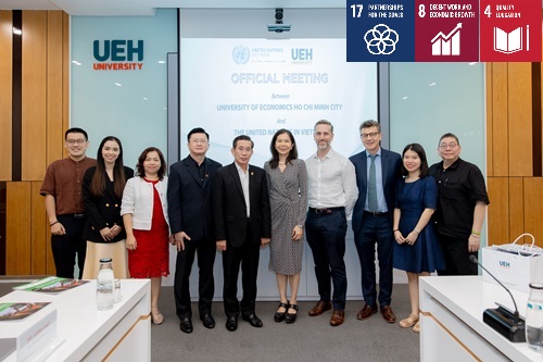 UEH Welcoming and Working with the United Nations Delegation and Representatives of United Nations agencies in Vietnam